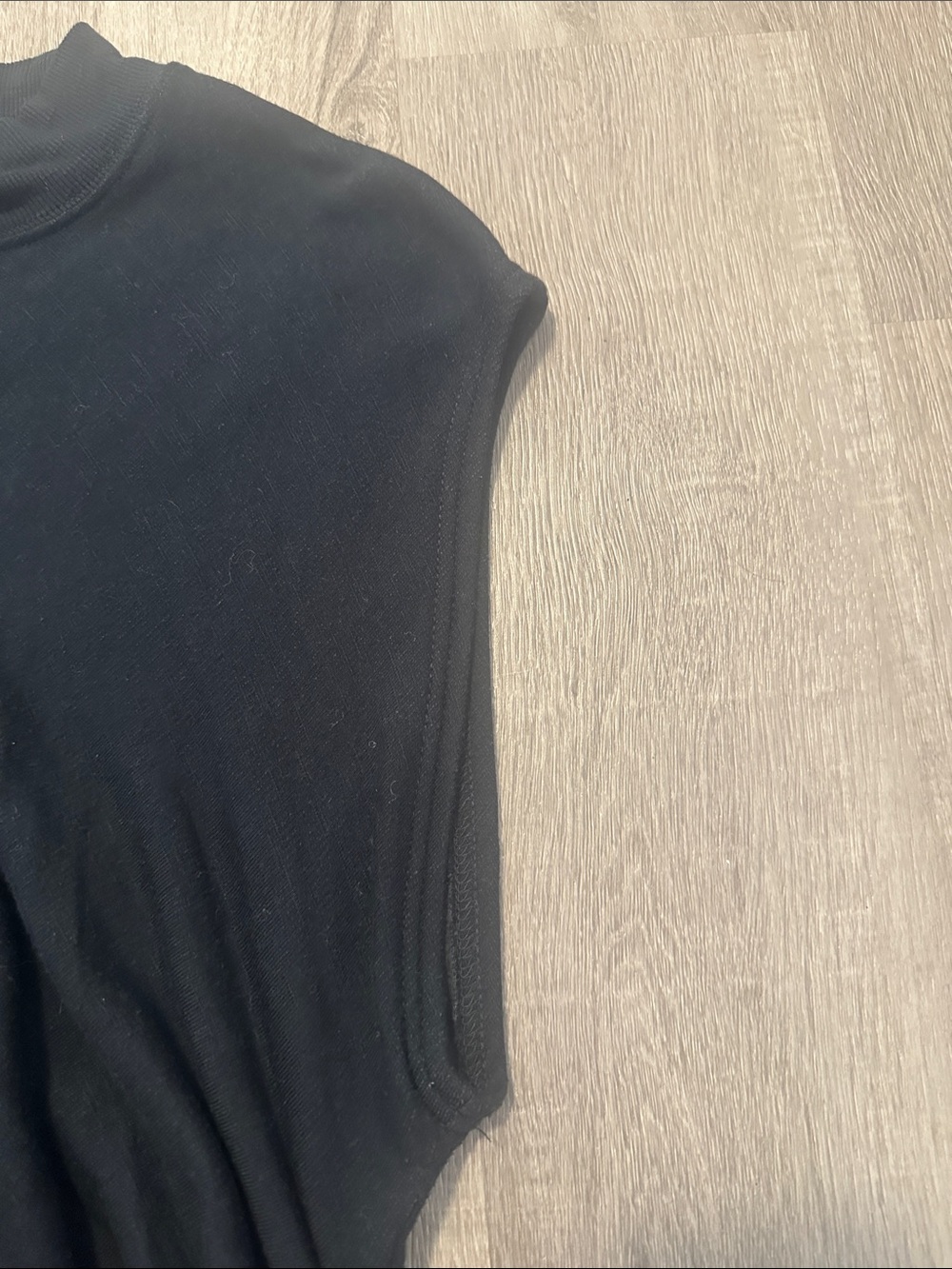 Anthropologie Daily Practice Mock-Neck Ruched Midi Dress - Picture 6 of 10